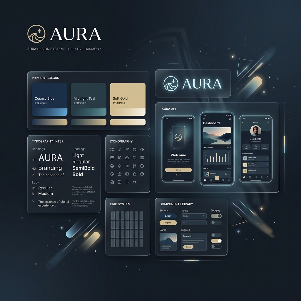 Brand Identity and UI/UX Design System