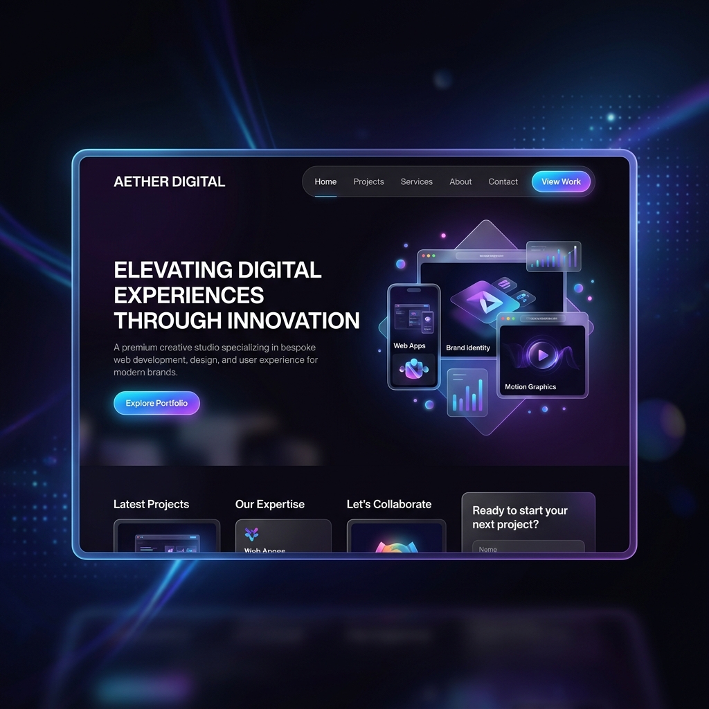 High-Converting Website Design Mockup